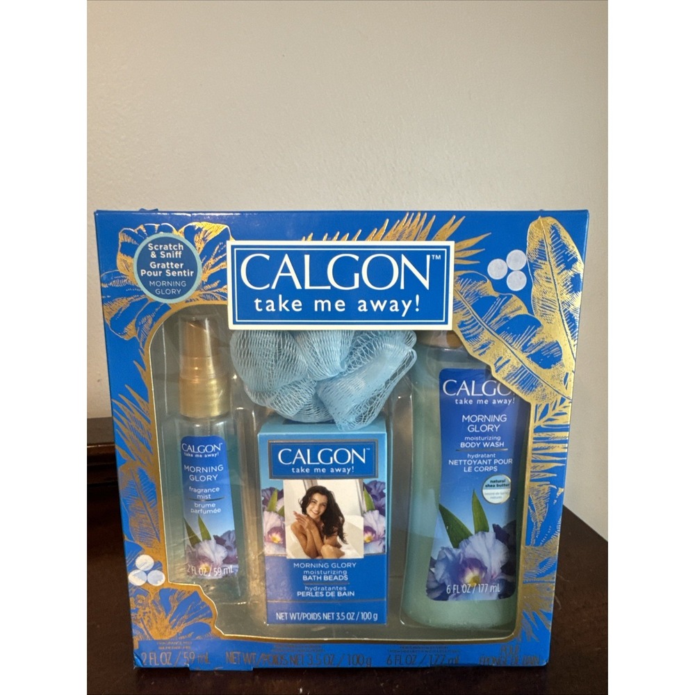 NOS Calgon Take Me Away -Morning Glory 4 Piece Gift Set - New